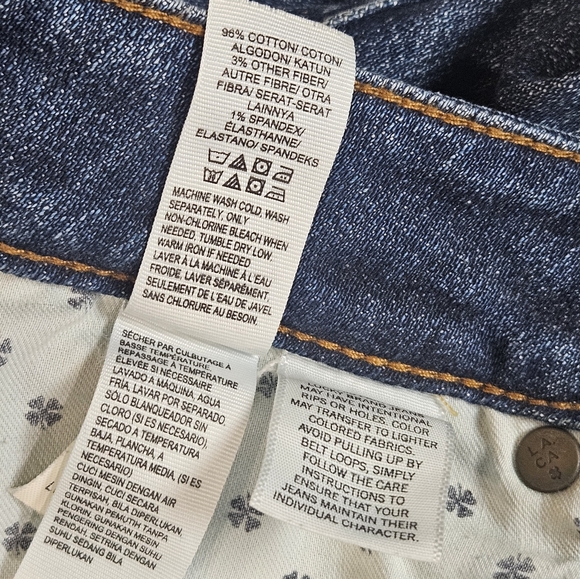 Lucky Brand Womens Jeans Size 2/26 Lolita Skinny Low Rise Distressed 90s Denim - Picture 10 of 12